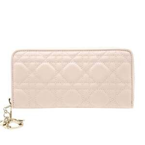 Christian Dior Dior Lady Voyageur Wallet S0007ONMJ_M973, Pink Lambskin, Women's